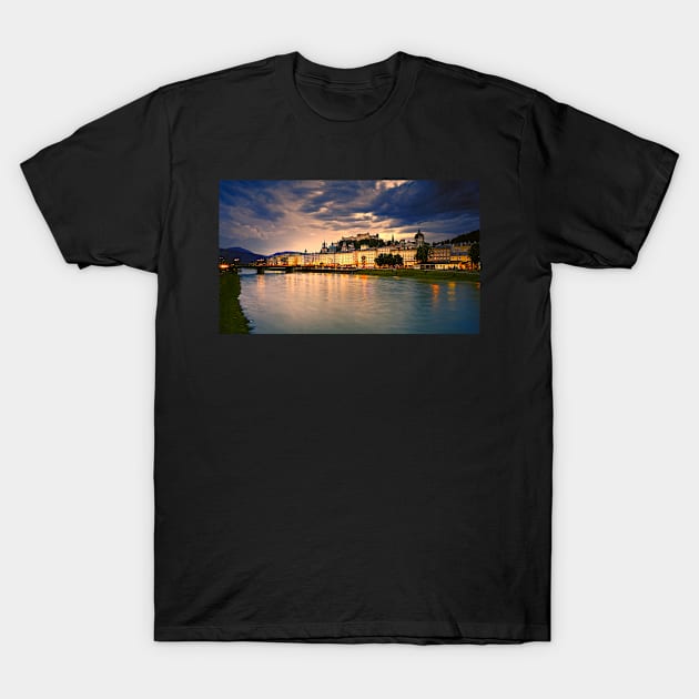 Salzburg sunset T-Shirt by dags